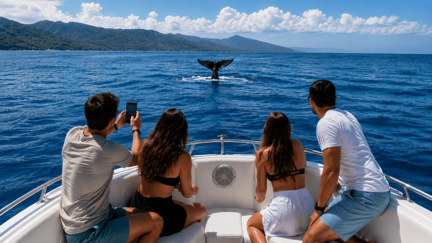 Comparativa tour grupal en furgoneta vs barco privado en la Bahía de Samaná