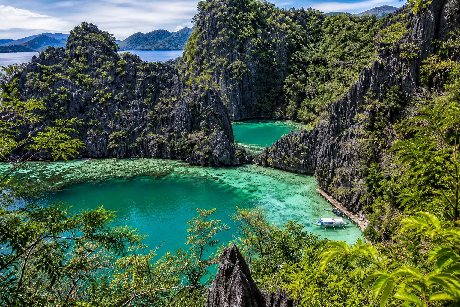 Twin Lagoon en Coron Island, Filipinas